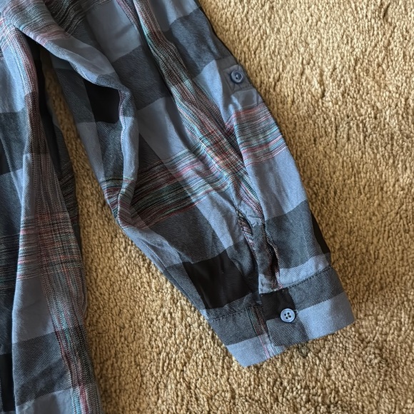 Como Vintage Multicolor Plaid Top - Picture 4 of 4